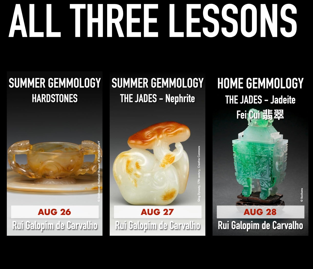 ALL THREE LESSONS (summer gemmology)